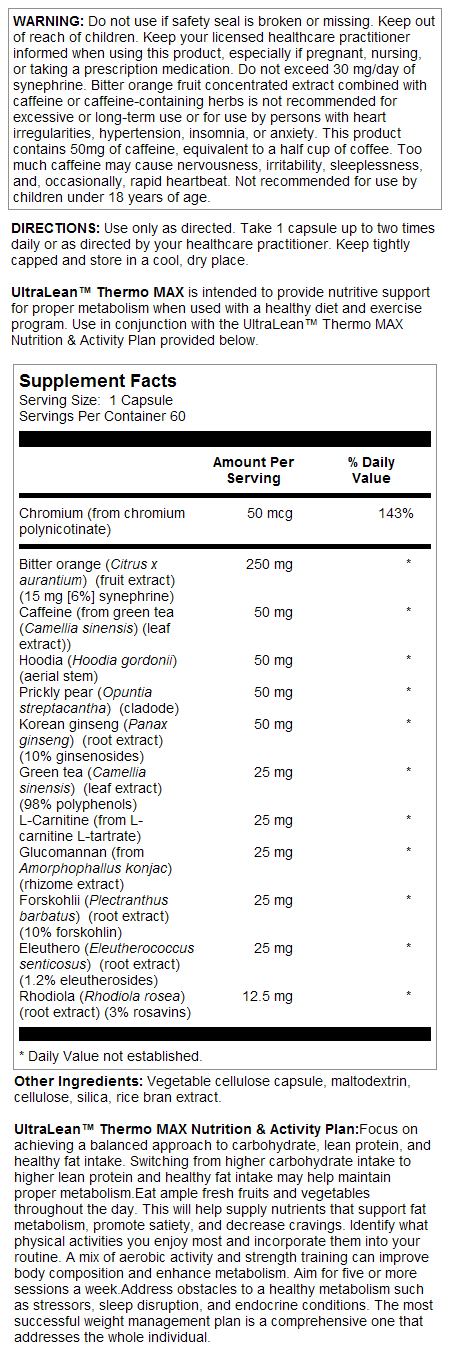 UltraLean Thermo MAX