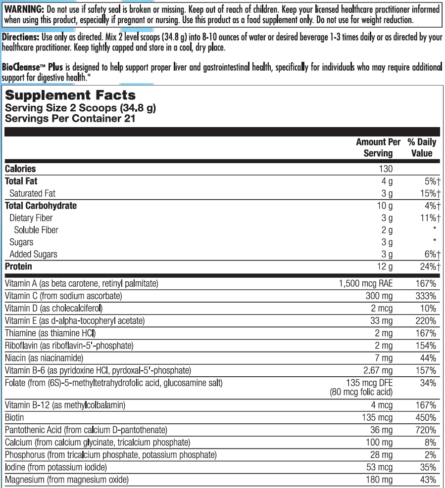 BioCleanse Plus Powder