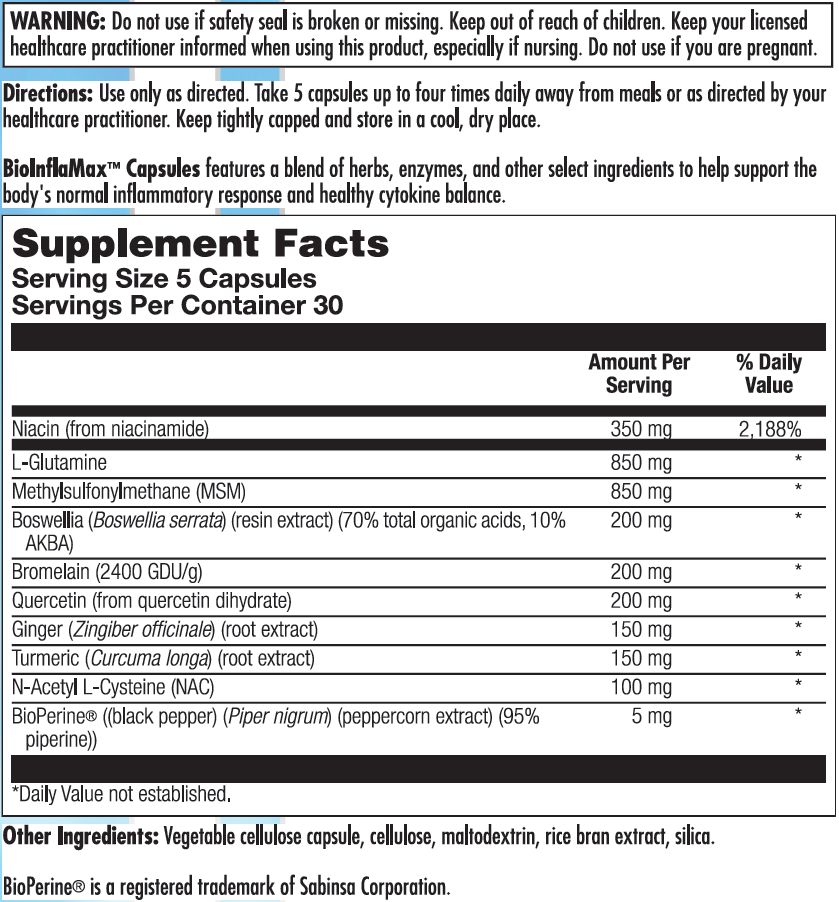 BioInflaMax Capsules