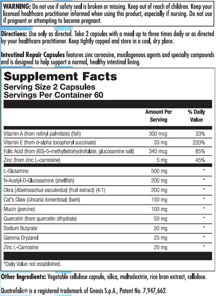 Intestinal Repair Capsules