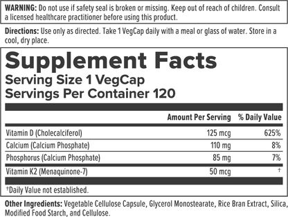 Vitamin D3 &K2